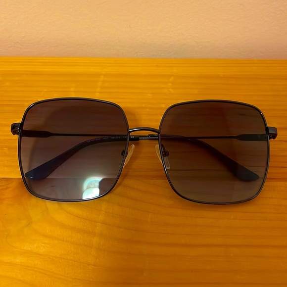 Calvin Klein Accessories - Calvin Klein blue oversized sunglasses